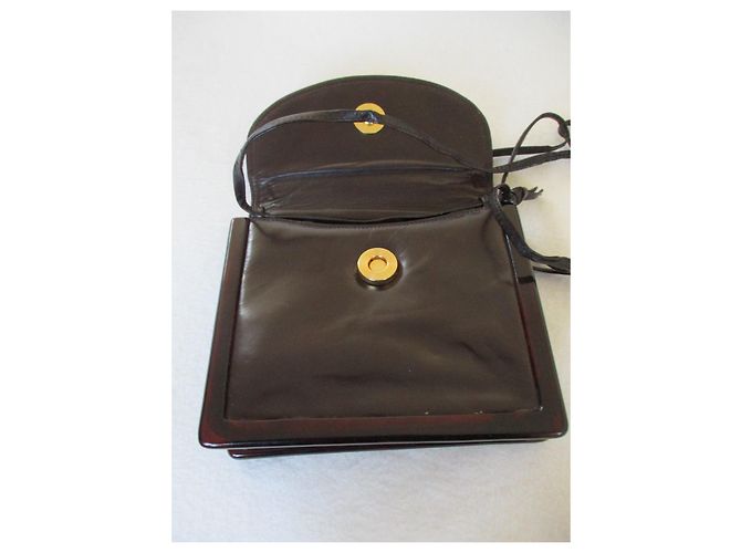 Bottega Veneta Mini borsa/custodia in pelle marrone. Marrone scuro - vista 4