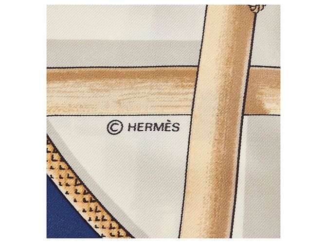 Hermès Sciarpa Hermes Multi Cannes et Pommeaux in seta - vista 2