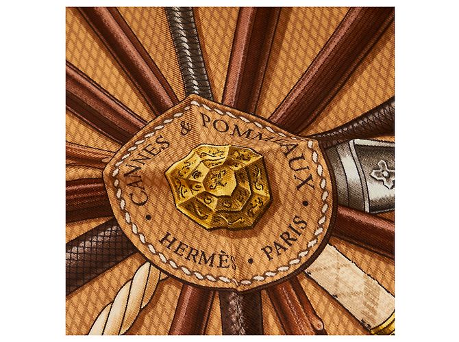 Hermès Sciarpa Hermes Multi Cannes et Pommeaux in seta - vista 4