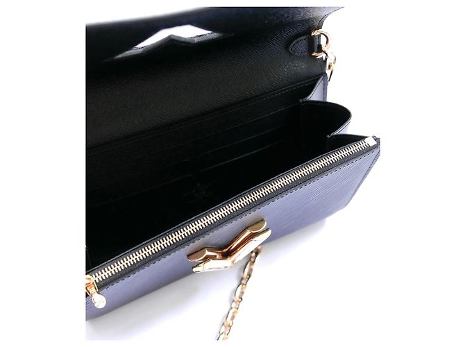 Louis Louise Louis Vuitton Sequin Bird PM Twist Bag Black - view 7