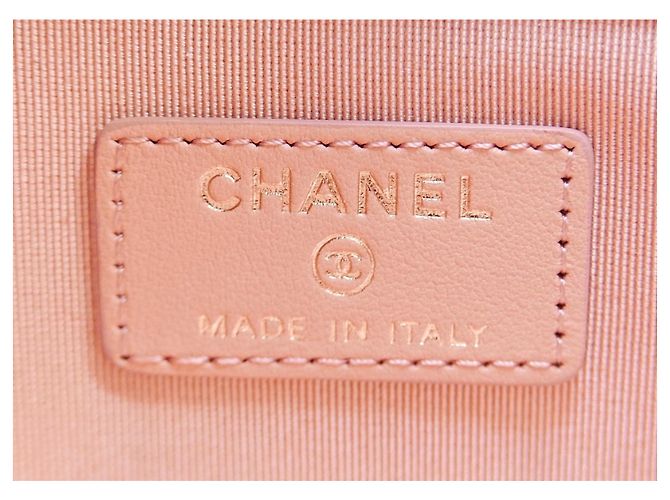Chanel Resort 2019 Classica pochette trapuntata Ombre O-Case Rosa Pesca - vista 6