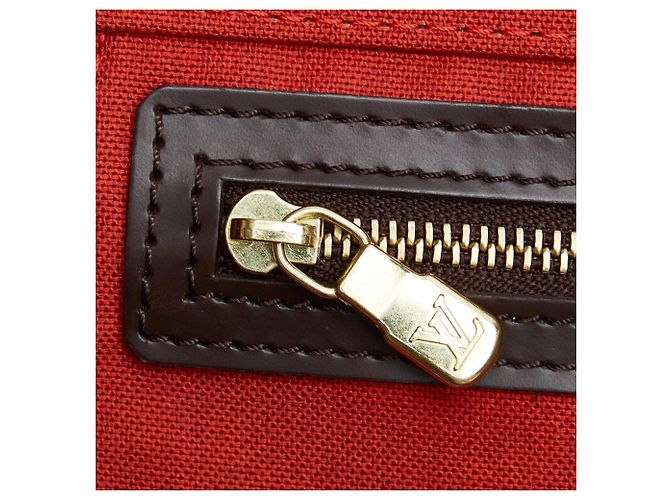 Louis Vuitton Brown Damier Ebene Greenwich GM Marrone - vista 9