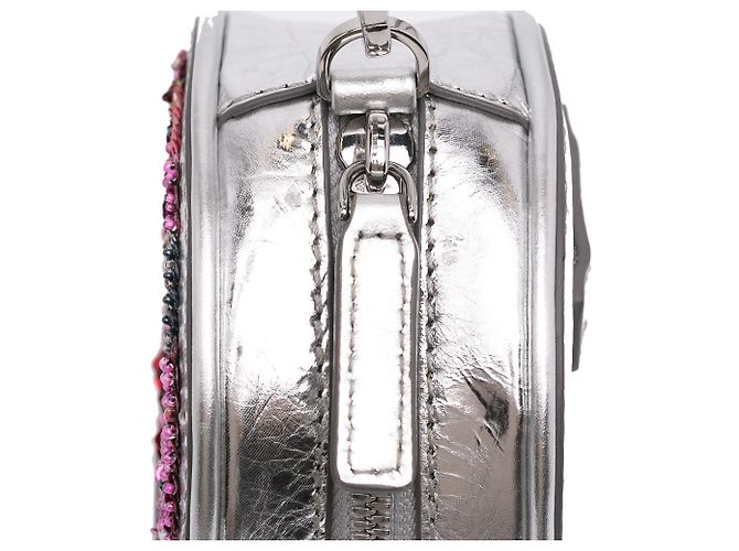 MCM Silver Paticia Leopard Sparkle Borsa a mano - vista 9