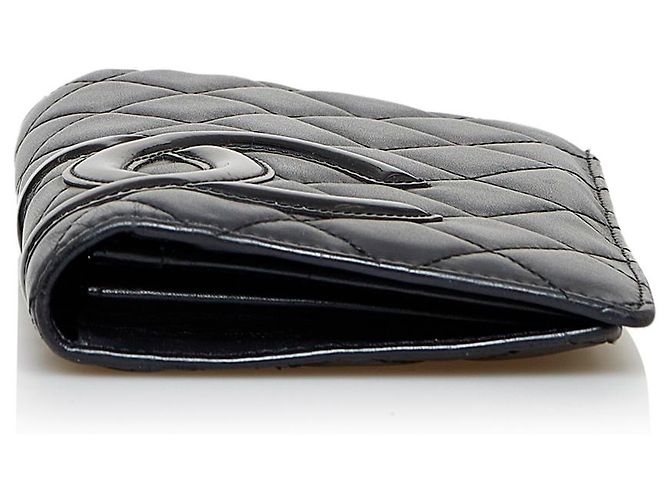 Chanel Black Cambon Ligne Long Wallet - view 4