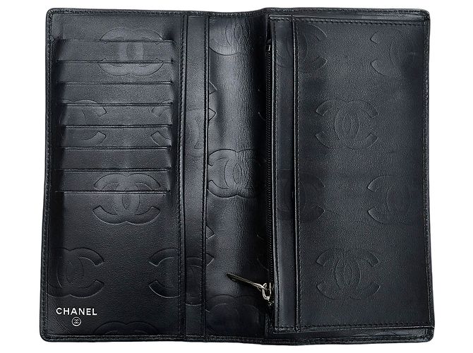 Chanel Black Cambon Ligne Long Wallet - view 5