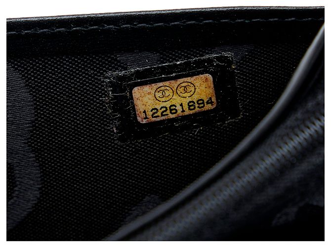 Chanel Black Cambon Ligne Long Wallet - view 8