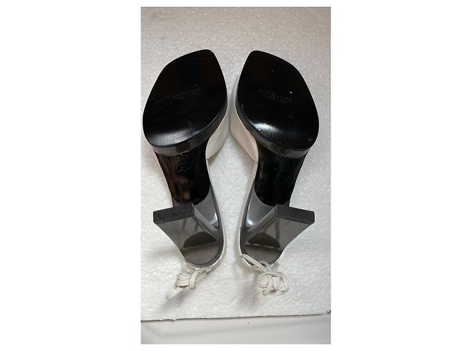 Mules Charles Jourdan in pelle bianca Bianco - vista 5