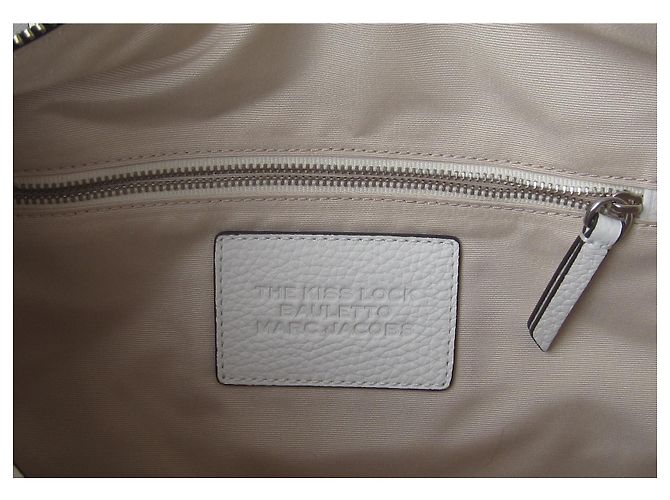 Borsa a tracolla Marc Jacobs in pelle bianca Bianco - vista 10