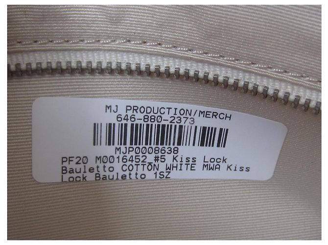 Borsa a tracolla Marc Jacobs in pelle bianca Bianco - vista 11