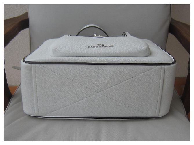 Borsa a tracolla Marc Jacobs in pelle bianca Bianco - vista 4