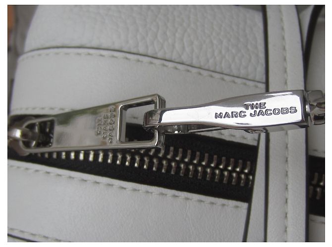 Borsa a tracolla Marc Jacobs in pelle bianca Bianco - vista 8