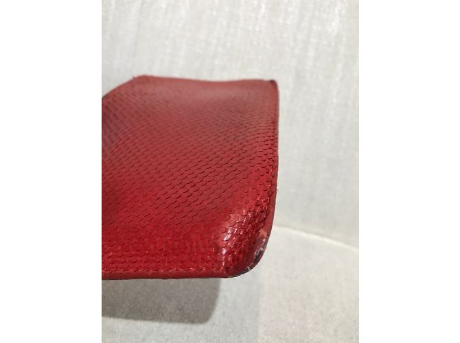 JEROME DREYFUSS Purses, wallets & cases T.  Exotic leathers Red - view 6