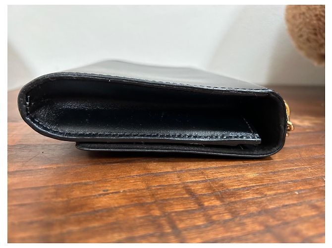 Louis Vuitton Louise MM Pelle Verniciata Nera Nero - vista 5