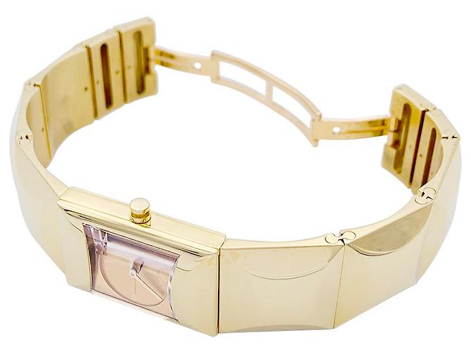 Montre Fred, "Cut", or jaune. - vue 6