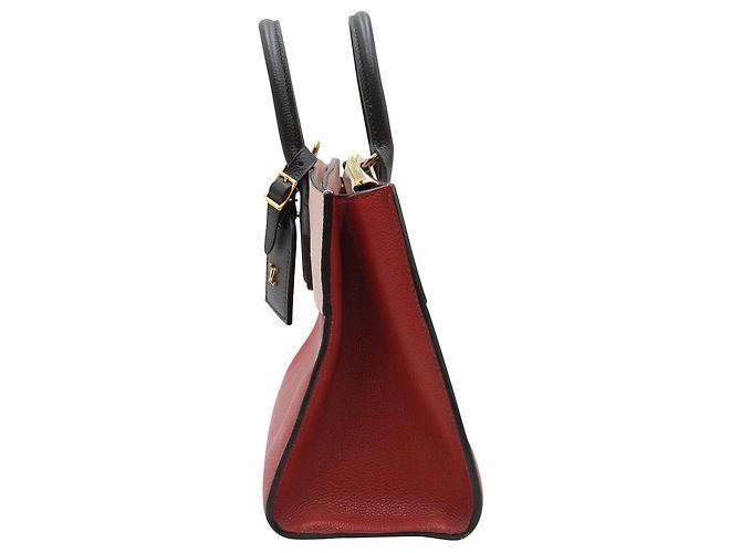 Louis Vuitton Borsa a mano City Steamer rossa e rosa pallido 2017 Rosso - vista 4