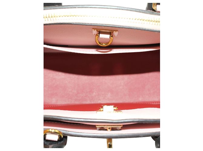 Louis Vuitton Borsa a mano City Steamer rossa e rosa pallido 2017 Rosso - vista 5