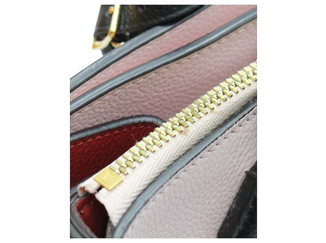 Louis Vuitton Borsa a mano City Steamer rossa e rosa pallido 2017 Rosso - vista 9