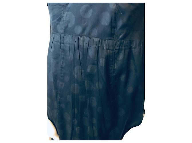 See By Chloé Polka Dot Kleid Schwarz - Ansicht 4