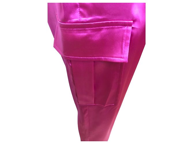 Autre Marque Pantalones cargo Recc rosa - vista 3