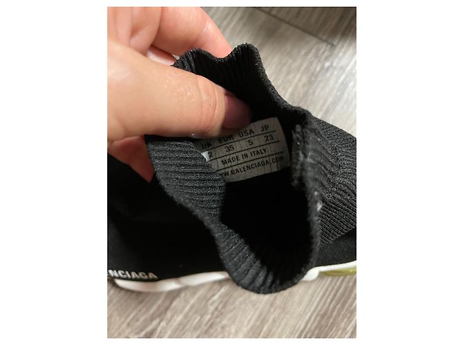 Balenciaga Sneaker Schwarz Gummi Kinder - Ansicht 12