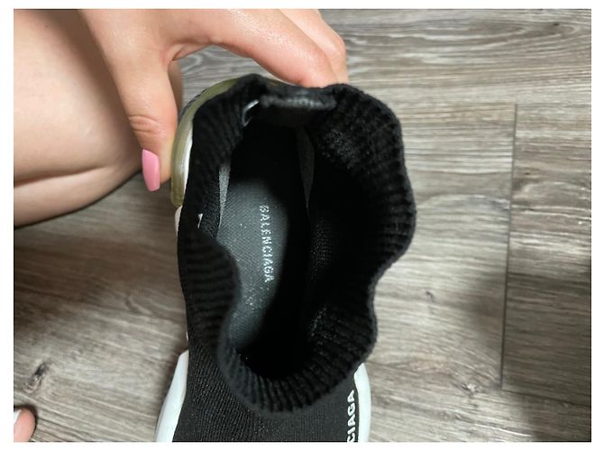 Balenciaga Sneaker Schwarz Gummi Kinder - Ansicht 13