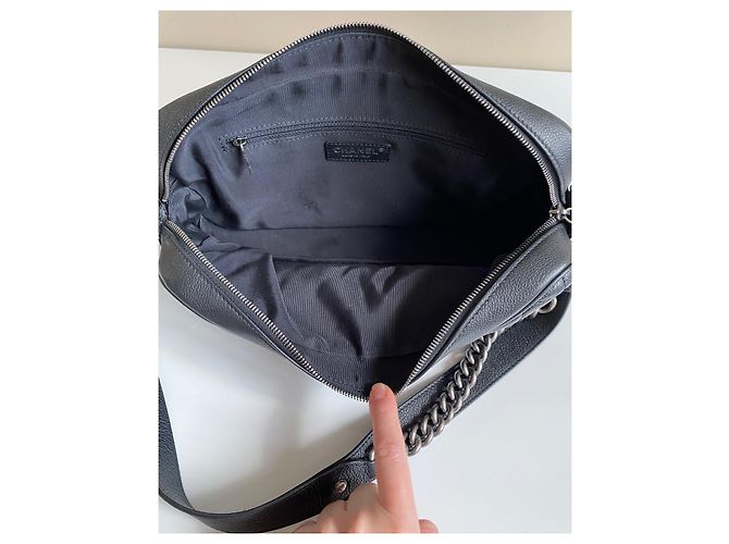 Borsa Chanel Classic Flap Nera in Pelle Nero - vista 13