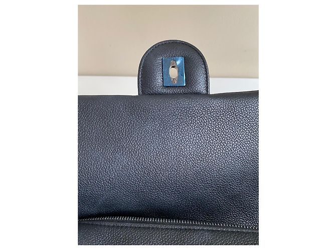 Borsa Chanel Classic Flap Nera in Pelle Nero - vista 7