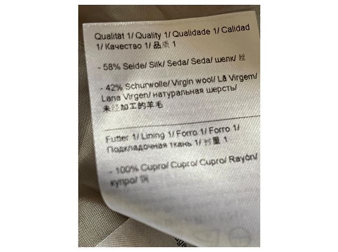 Escada Abito in misto seta grigio argento - vista 5