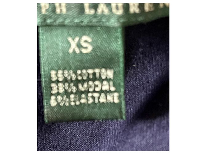 Ralph Lauren Maxi abito marittimo in blu navy e bianco - vista 6