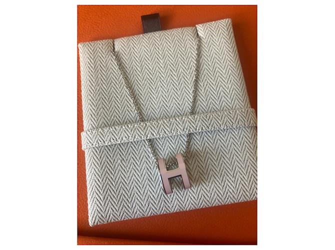 Hermès Pop H rosa Dragee-Anhänger Pink - Ansicht 2