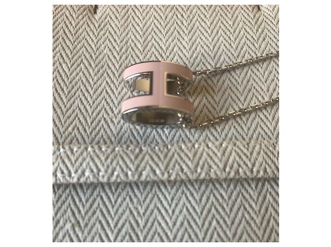 Hermès Pop H rosa Dragee-Anhänger Pink - Ansicht 5