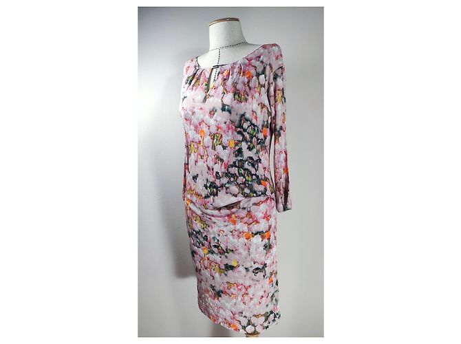 Abito Luisa Cerano in viscosa multicolore - vista 3