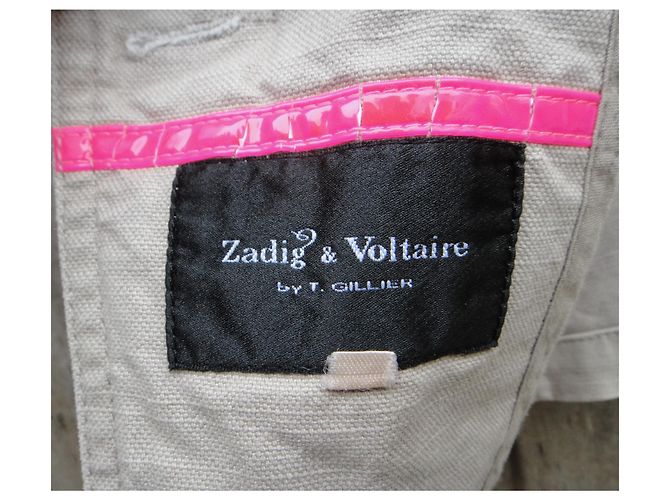 Zadig & Voltaire jacket size 38 Beige - view 3