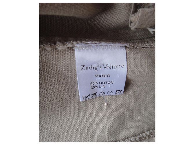 Zadig & Voltaire jacket size 38 Beige - view 6