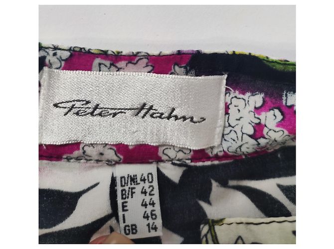 Blusa Peter Hahn floreale in misto seta e cotone Multicolore - vista 5