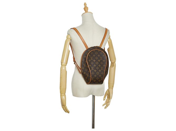 Zaino Monogram Ellipse marrone Louis Vuitton - vista 11