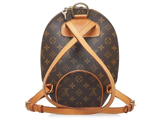 Zaino Monogram Ellipse marrone Louis Vuitton - vista 3