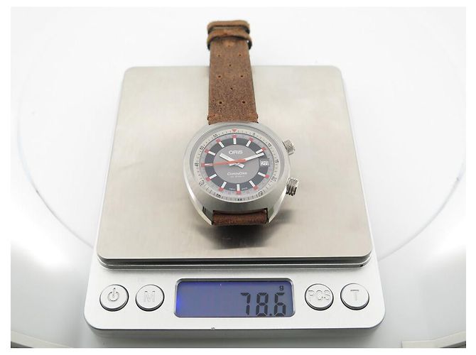 NOVO RELÓGIO DE DATA ORIS CHRONORIS 7737 Cronógrafo 39 RELÓGIO AUTOMÁTICO MM Prata - vista 12