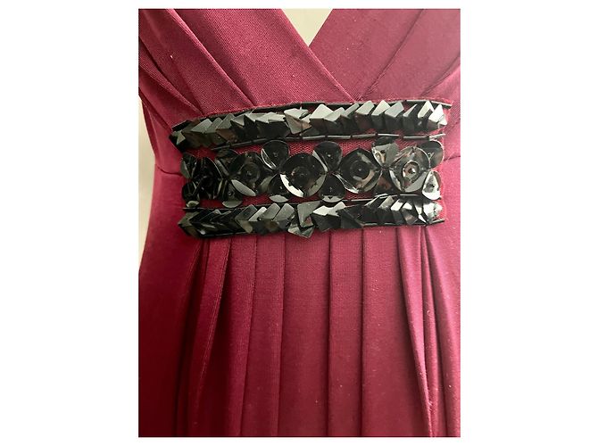 Philosophy Di Alberta Ferretti Abito bordeaux e nero Bordò - vista 3