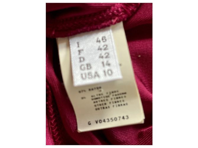 Philosophy Di Alberta Ferretti Abito bordeaux e nero Bordò - vista 8