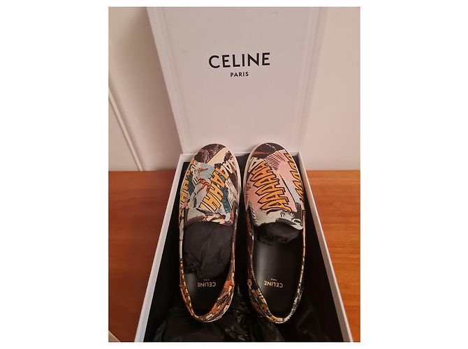 Céline Slip-on Schuhe mehrfarbig Stoff Größe 39 Mehrfarben - Ansicht 7