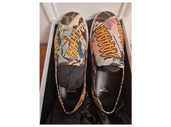 Céline Slip-on Schuhe mehrfarbig Stoff Größe 39 Mehrfarben - Ansicht 8