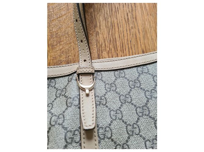 Ophidia Gucci Monogramm Tragetasche Beige Stoff - Ansicht 2