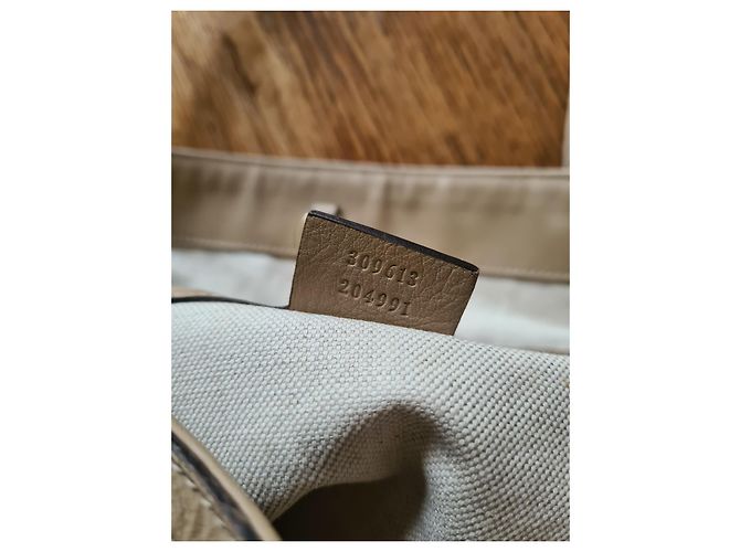 Ophidia Gucci Monogramm Tragetasche Beige Stoff - Ansicht 8