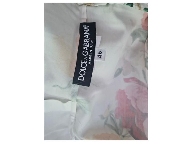 Vestido midi de algodón con estampado floral Dolce & Gabbana Multicolor - vista 2
