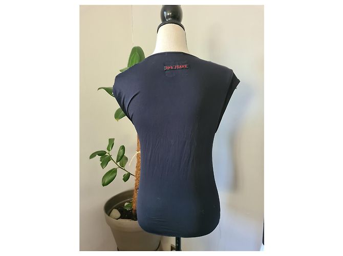 Jean Paul Gaultier Top Negro de Nylon y Elastano - vista 3