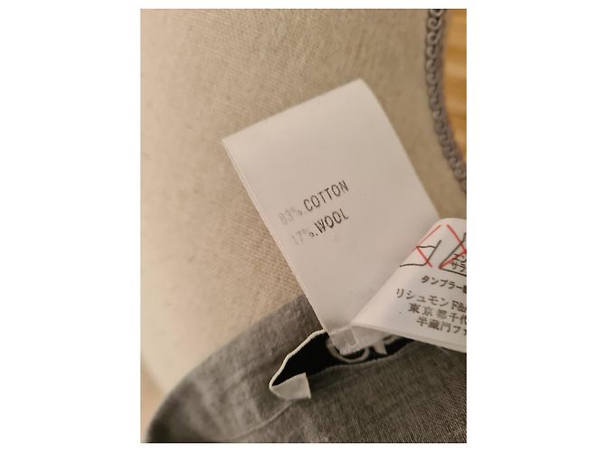 Camicetta Chloé Grigia in Cotone e Lana a Maniche Corte Grigio - vista 5