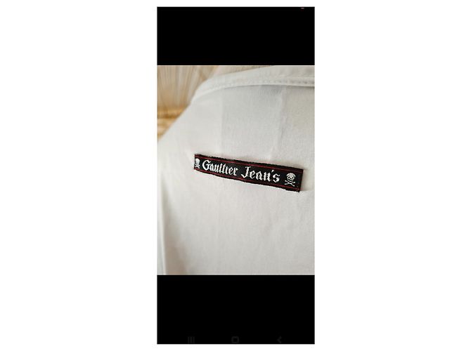 Jean Paul Gaultier Top blanco de poliéster - vista 4