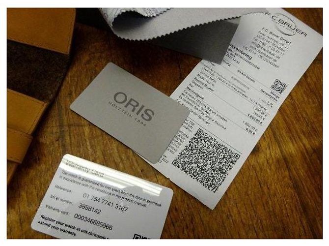 Oris Bronze Big Pointer Date 80th Anniversary Green Light brown - view 10