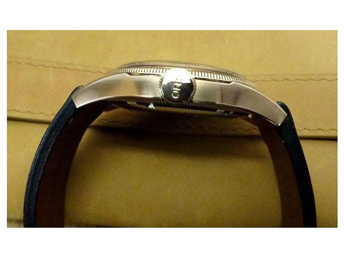 Oris Bronze Big Pointer Date 80th Anniversary Green Light brown - view 3